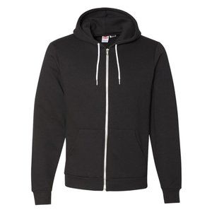 American Apparel Unisex Flex Fleece Zip Hoodie - F497 - Black